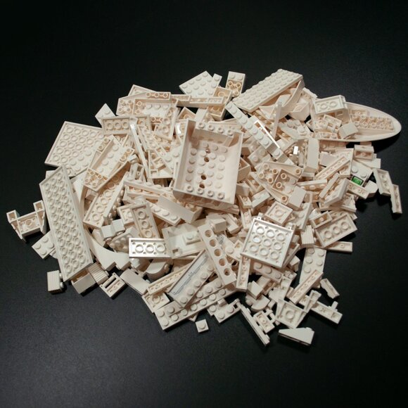 260+ Lego Bulk Pieces White Lot Bricks Plates Specialty Parts Build Random X - Picture 3 of 4